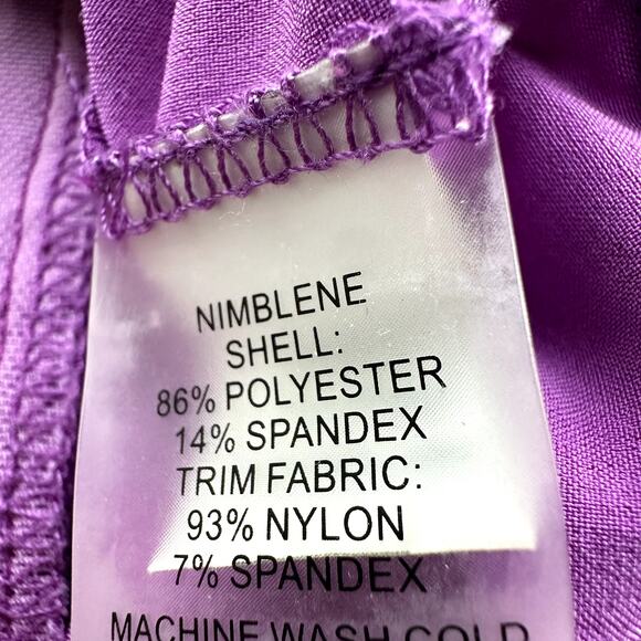 Title Nine Rogue Shorts 9" Zipper Pockets Toggled Midi UPF 50 Outdoor Purple 6 - Picture 3 of 5